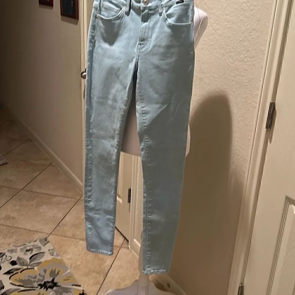 Mavi Womens 27 Alissa Denim Jeans Blue High Rise Super Skinny Light Wash NWT